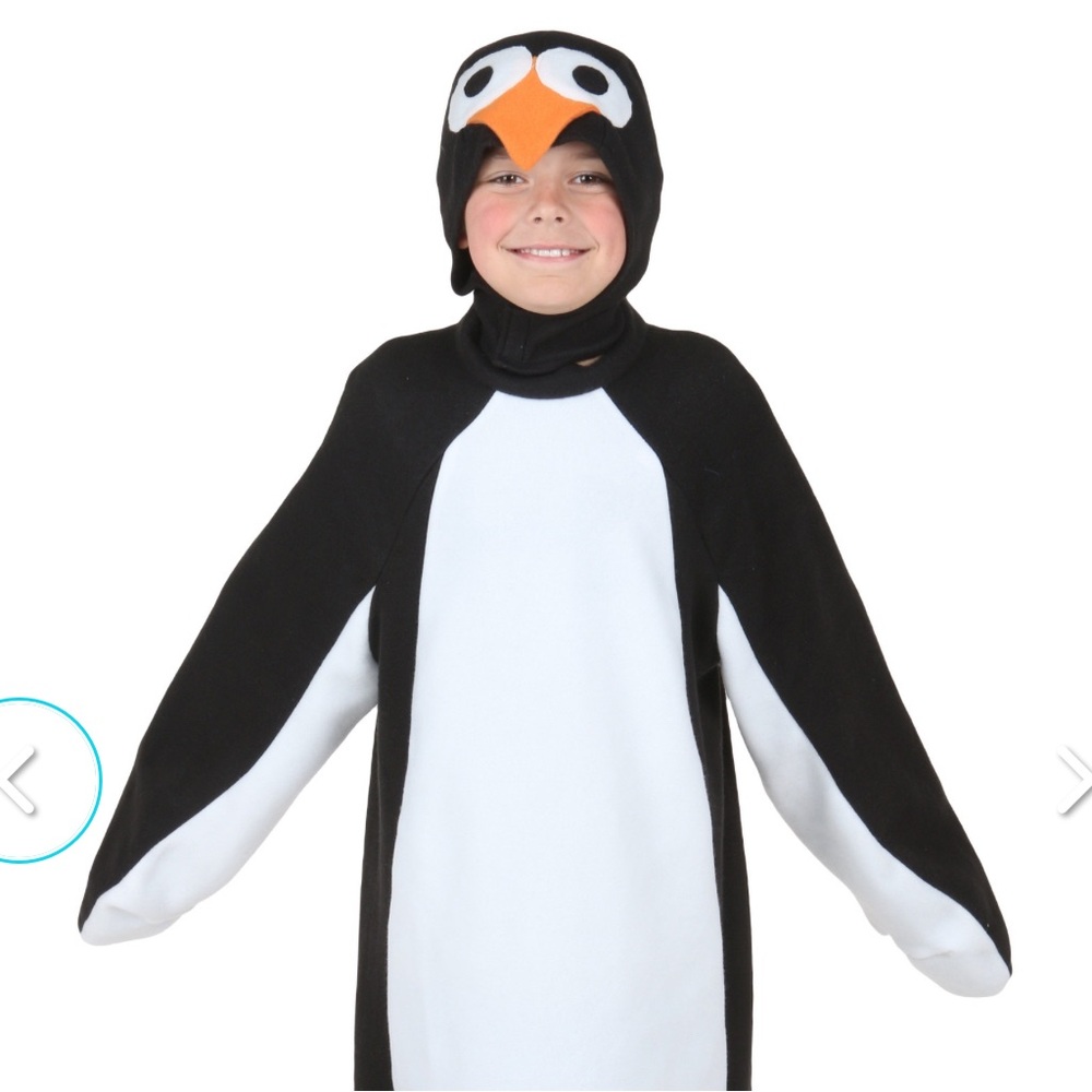 Kids Penguin Costume - Black and White